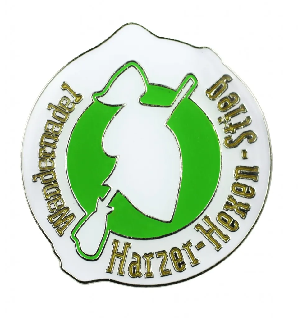 Hiking pin Harzer Hexen Stieg badge
