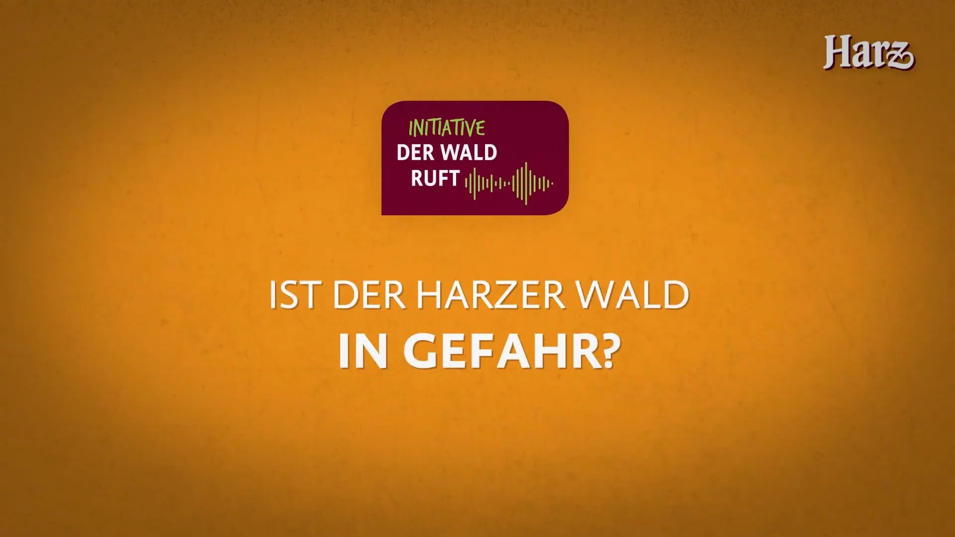 Frage: Ist der Harzer Wald bedroht?