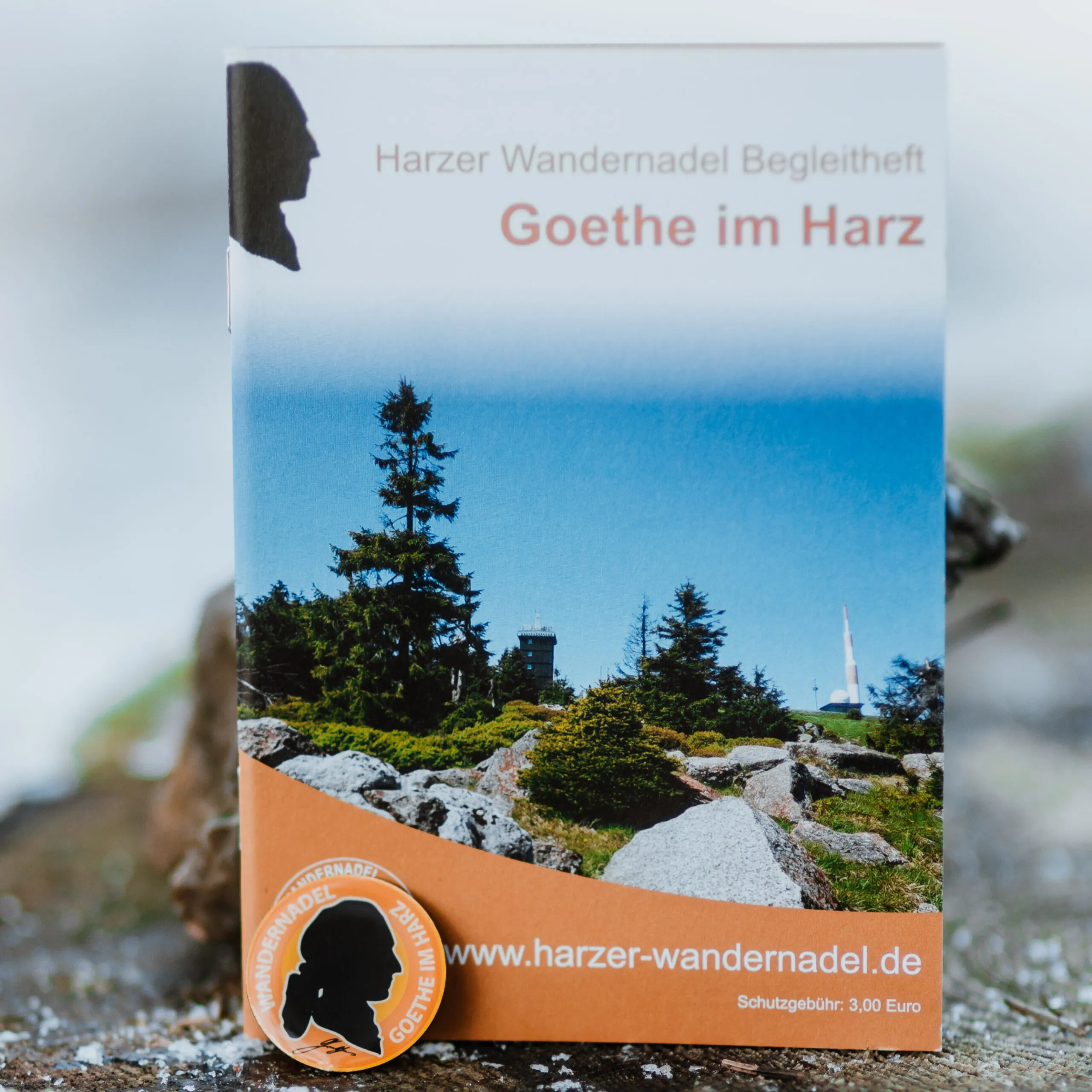 Hæfte Harzer Wandernadel Goethe i Harzen